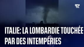 Tornade, orage de grêle...la région de Lombardie en Italie frappée par des intempéries  