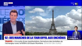 Paris: des marches de la tour Eiffel vendues aux enchères