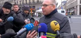 Incendie au Ritz: "Le feu est maîtrisé mais pas encore éteint", selon le capitaine Yvon Bot