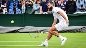 Benoit Paire lors du tournoi de Wimbledon, le 27 juin 2022