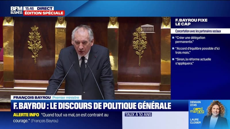 « F. BAYROU : Discours de politique générale - 1/2 »