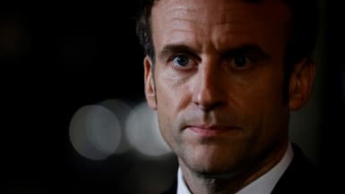 Le président français Emmanuel Macron, le 2 février 2022 à Tourcoing