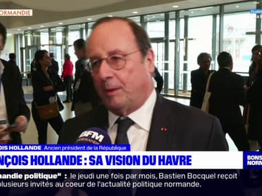 "Une ville qui depuis plusieurs années connaît une activité satisfaisante": la vision de François Hollande sur la ville du Havre