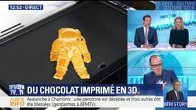 Du chocolat et des crêpes imprimés en 3D