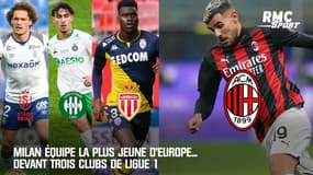 Milan équipe la plus jeune d'Europe... devant trois clubs de Ligue 1