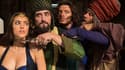 Jean-Paul Rouve, Kev Adams, Nader Boussandel, Vanessa Guide dans "les nouvelles aventures d'Aladin"