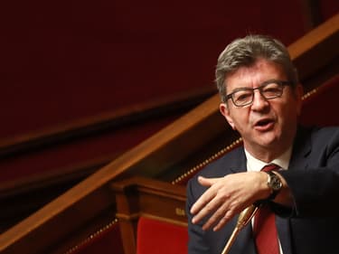 Jean-Luc Mélenchon, en mars 2020, à l'Assemblée nationale.