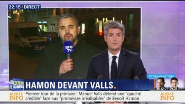 Premier tour de la primaire à gauche: Benoît Hamon devant Manuel Valls (1/2)