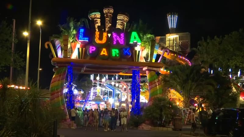 Le Luna Park du Cap d'Agde, le 7 août 2023 