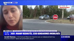 Manifestation contre la construction de l'A69: pour Léna Lazare, activiste écologiste, ce projet est "délirant"