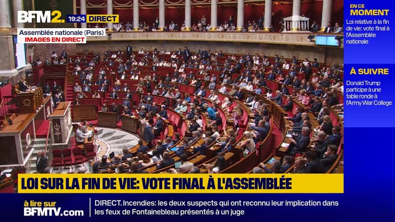 Les députés approuvent définitivement le texte créant un droit à l'aide à mourir