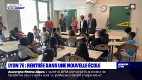 Lyon 7e : la rentrée scolaire dans une nouvelle école