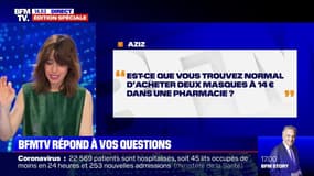 Est-ce normal de payer 14 euros pour deux masques en pharmacie? BFMTV répond à vos questions