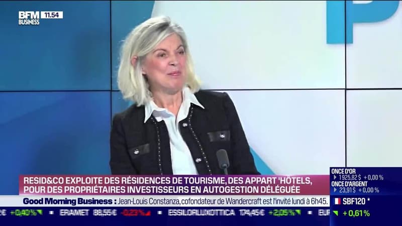 Nadine Huet (Resid&Co): Resid&Co exploite des résidences de tourisme, des appart'hôtels pour des propriétaires investisseurs en autogestion déléguée - 21/01