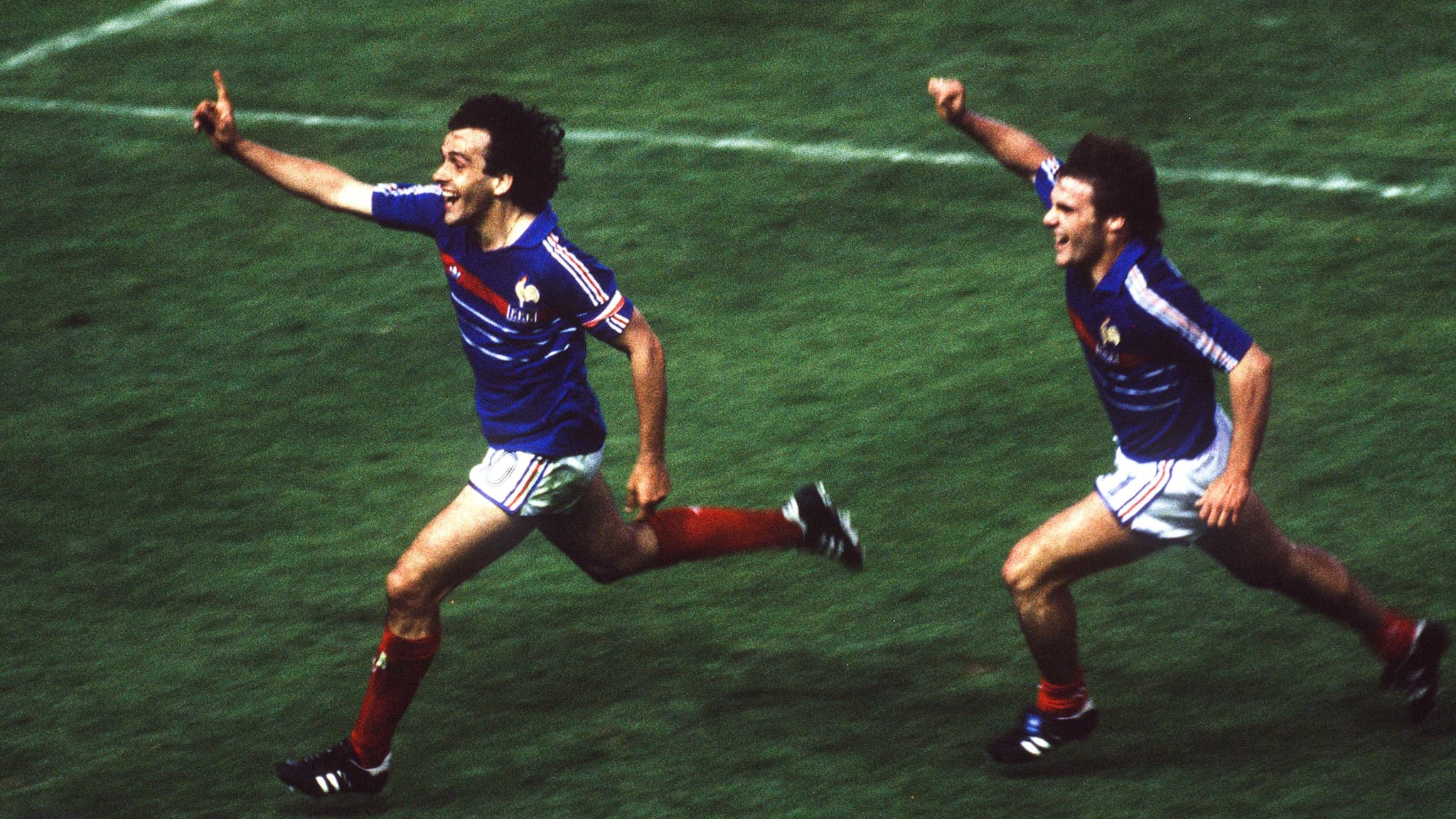 Michel Platini et Bruno Bellone Michel Platini et Bruno Bellone