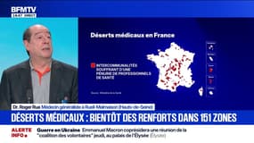 Renforts dans les déserts médicaux: "C'est une rustine sur le problème", estime le docteur Roger Rua