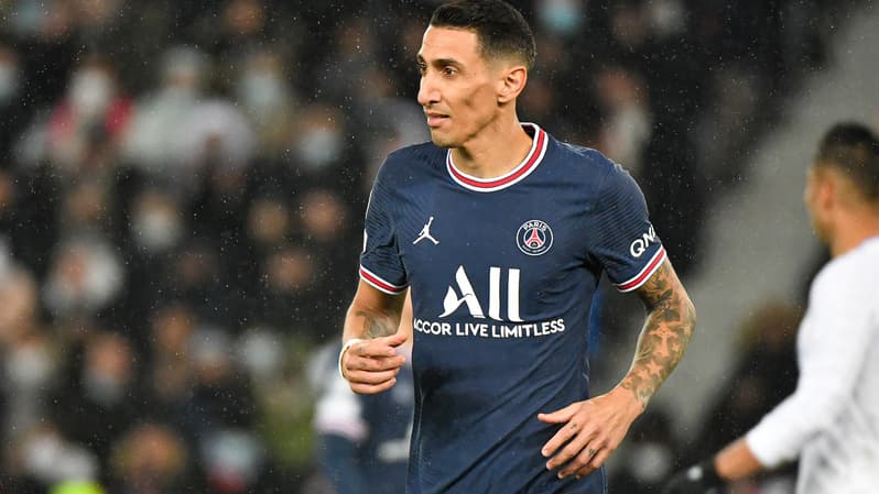 Angel Di Maria avec le PSG en février 2022