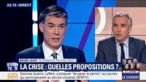 Bruno Jeudy: Bruno Jeudy: "Ces chefs de partis ont du mal à se transcender par rapport à cette crise énorme"