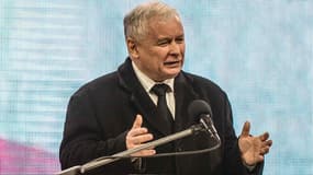 Jaroslaw Kaczynski, le leader du parti Droit et Justice, ici le 10 avril 2016.