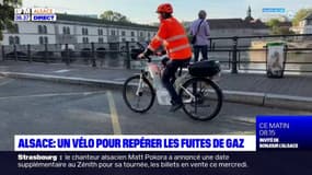 Alsace: un vélo renifleur pour repérer les fuites de gaz