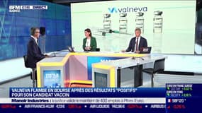 Franck Grimaud (Directeur Général de Valneva): "On a d'excellentes données en termes d'efficacité et de tolérance, ce qui le positionne très bien dans le portefeuille de vaccins disponibles"