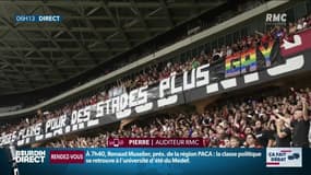 Banderoles et chants homophobes: "Il faut arrêter d'en faire des caisses avec le politiquement correct!"