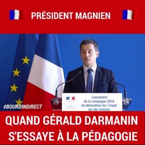 Quand Gérald Darmanin s'essaye à la pédagogie