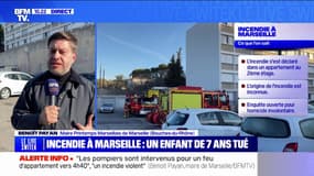 Incendie à Marseille: le maire, Benoît Payan, rappelle qu'"il faut être très prudent sur les causes et sur ce qu'il s'est passé"