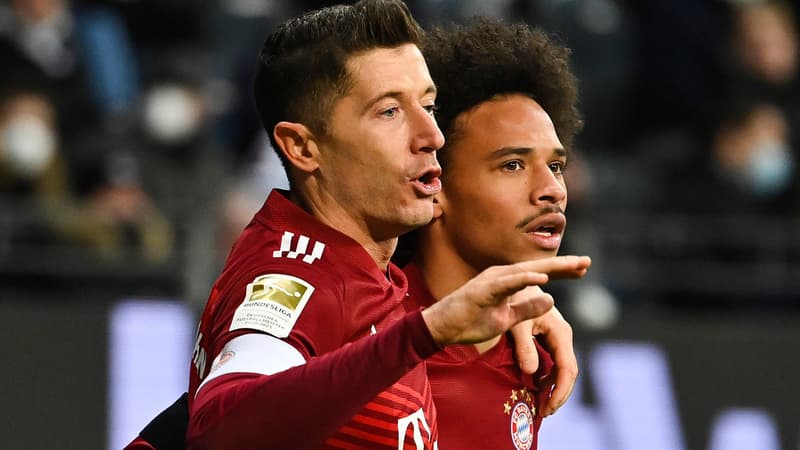 Lewandowski et Gnabry - Bayern 