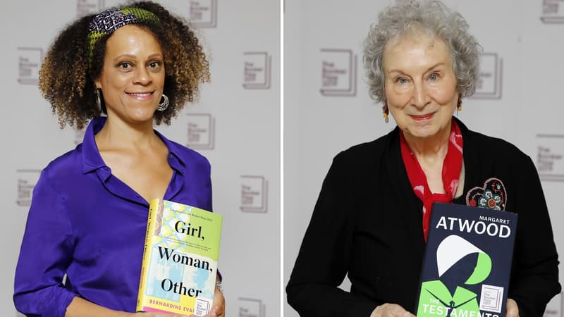 Bernardine Evaristo (à gauche) et Margaret Atwood (à droite)