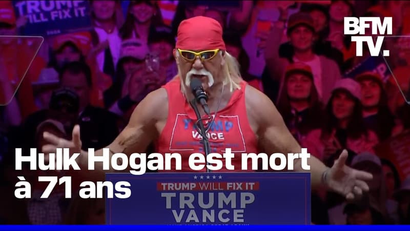 Véritable icone du catch et trumpiste convaincu, l'Américain Hulk Hogan, est mort à l'âge de 71 ans