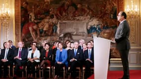 François Hollande à l'Elysée le 3 septembre. Le chef de l'Etat donne sa 6e conférence de presse lundi matin.