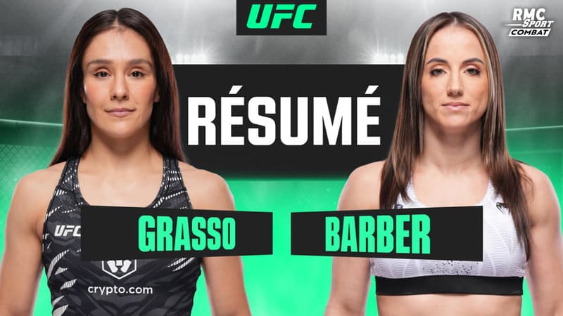UFC Seattle : KO, étranglement et lumière éteinte dans le combat entre co-main entre Grasso et Barber