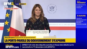 Voter le budget de la Sécu "n'a rien à voir avec un soutien du gouvernement", indique la porte-parole Maud Bregeon