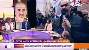 Portrait d'Olivier Mateu, secrétaire de la CGT 13