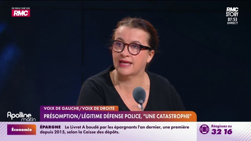 Voix de gauche - Présomption légitime défense police, "une catastrophe"