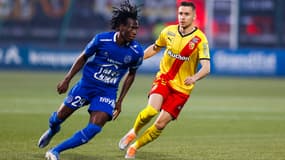 Issa Kaboré avec Troyes en mai 2022