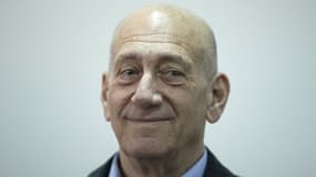 L'ancien Premier ministre Ehud Olmert à la Court de justice de Jerusalem le 30 mars 2015