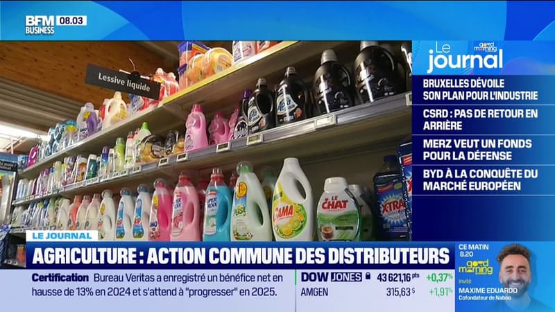 Vers une action commune de cinq distributeurs français pour soutenir l'agriculture française ?