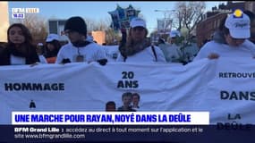 Lille: une marche blanche en hommage à Rayan, noyé dans la Deûle  