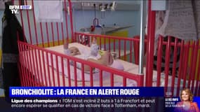 Bronchiolite: la France en alerte rouge, 4000 passages aux urgences en une semaine