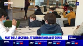 Nuit de la lecture: atelier manga à la médiathèque de Saint-Genis