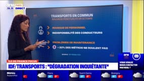 Île-de-France: une "dégradation importante" du service transports en octobre