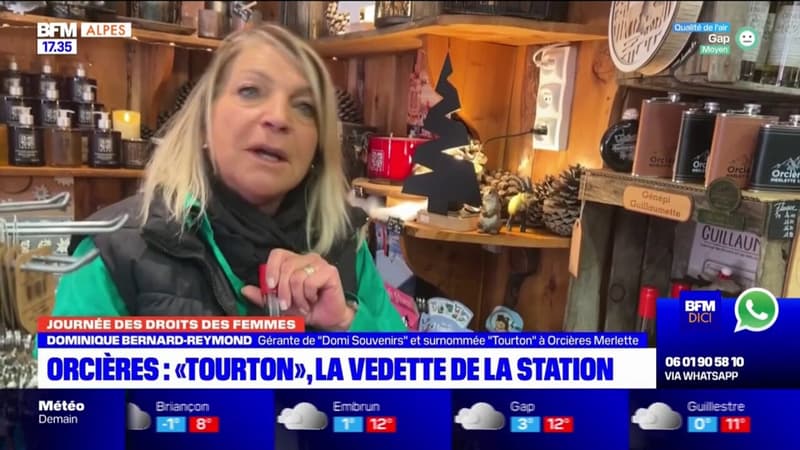 Orcières: Dominique Bernard-Reymond, ou tata tourton, véritable vedette de la station