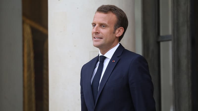 Le président de la République, Emmanuel Macron.