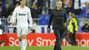 Cristiano Ronaldo et José Mourinho
