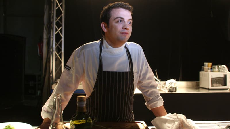 Alexandre Gauthier dans son restaurant La Grenouillère (2010)