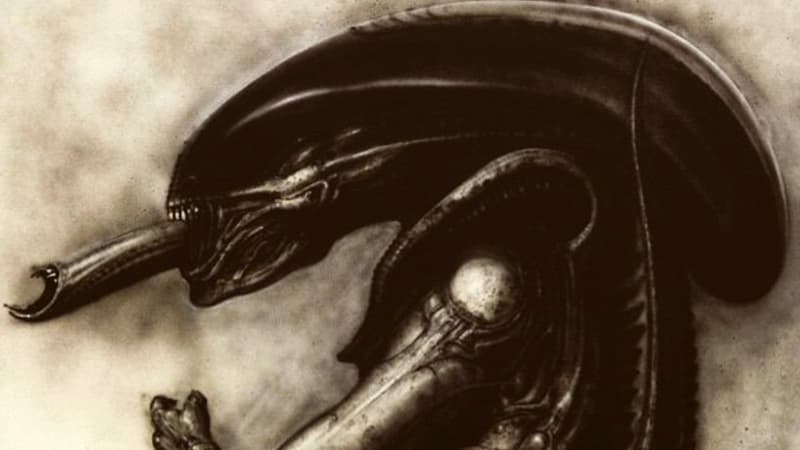 La créature d'Alien, imaginée par H. R. Giger et revisitée par Neill Blomkamp.