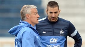Didier Deschamps et Karim Benzema