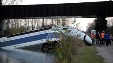 Une rame a déraillé samedi 14 novembre.